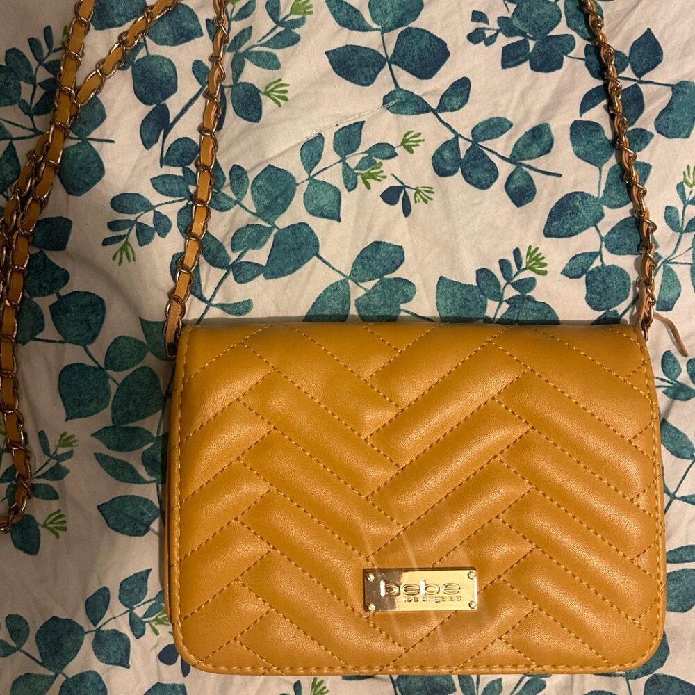 Bebe Quilted Crossbody Bag